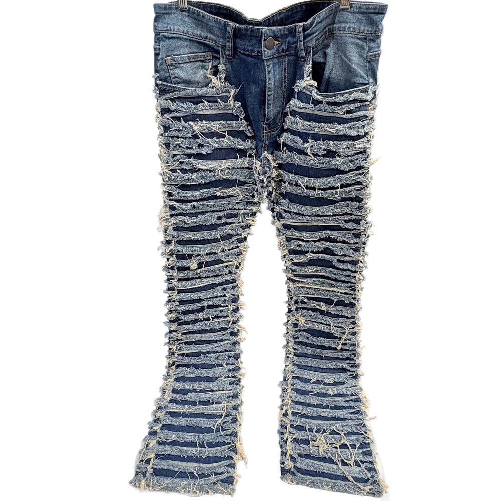 No Name brand Stacked flared jeans, waist size 33"